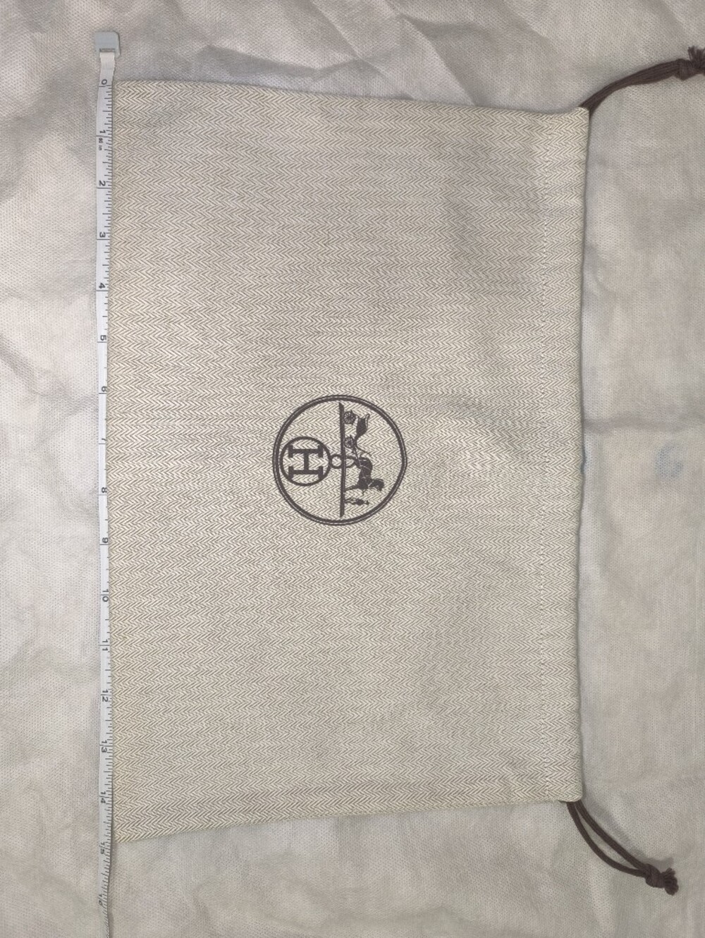 Hermes Drawing Dust Bag MEDIUM - Picture 12 of 13